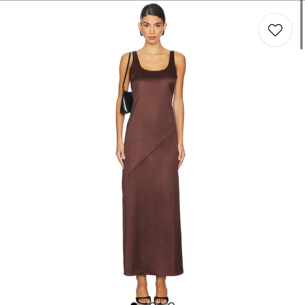 Line & Dot - Dalton Dress in Chocolate (S)